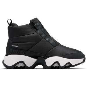 Sorel Women’s Kinetic Impact Puffy Zip Waterproof Fashion Boot(Black/Black)