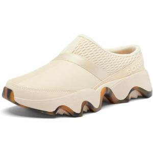 Sorel Women’s Kinetic Impact ll Mule Slip-On Sneakers(Honey White  Bleached Ceramic)
