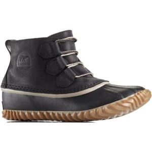 Sorel Women’s N About Leather Rain Snow Boot(Black)