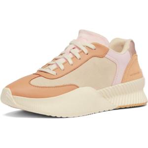 Sorel Women’s ONA BLVD Classic Waterproof Sneaker(Honest Beige  Whitened Pink)