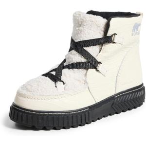Sorel Women’s Ona Ave Alpine Boot Lux Waterproof Snow(Chalk/Black)