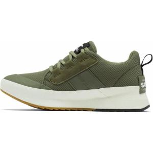 Sorel Womens Out N About III Low Sneaker Waterproof(Stone Green/Black)