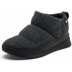 Sorel Women’s Out N About IV Mini Puffy Insulated Slip-On Boots(Black/Sea Salt)