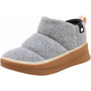 Sorel Women’s Out N About IV Mini Puffy Insulated Slip-On Boots(Chrome Grey/Gum 2)