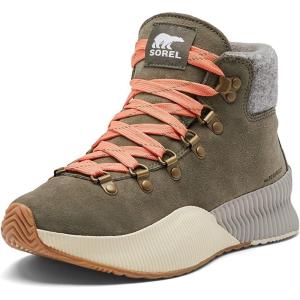 Sorel Women’s Out N About lll Conquest Waterproof(Stone Green  Paradox Pink)