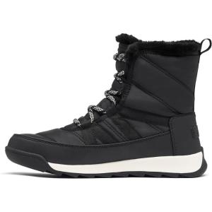 Sorel Women’s Whitney II Short Lace Winter Boots(Black  Black)