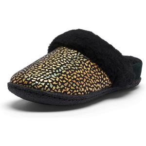 Sorel Youth Nakiska Slide II Youth Girls Shoes(Black  Sea Salt)