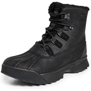 Sorel mens Scout 87’™ Lux Waterproof(Black/Black)