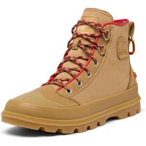 Sorel mens Scout N About Mid Sneaker Gear Chk(Caribou Buff/Gum)