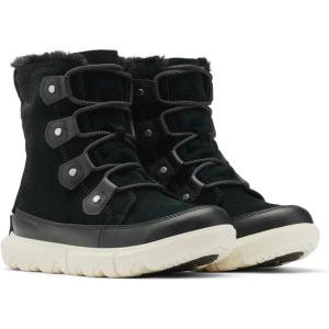 Sorel womens Explorer™ Ii Joan(Black Fawn Explorer 2 Joan Faux Fur)