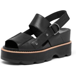 Sorel womens Joanie IV Sandal Wedge(Black/Black)