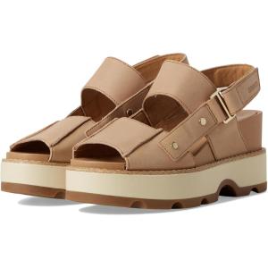 Sorel womens Joanie IV Sandal Wedge(Honest Beige/Gum)