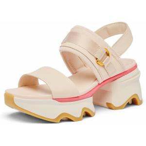 Sorel womens Kinetic Impact Slingback Heel Sandal(Pearlescent/Coral Blossom)