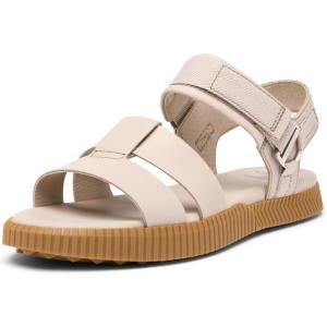 Sorel womens Ona Ave™ Ankle Strap Flat Sandal(Crushed Clay  Gum)