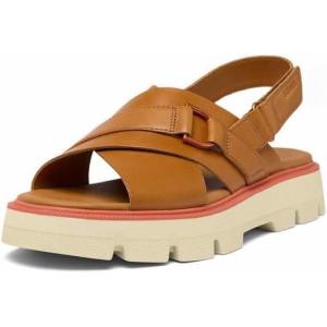 Sorel womens Rein Cb Crisscross Sandal(Canyon Gold/Bleached Ceramic)