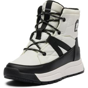 Sorel womens Whitney III Mid Waterproof(Sea Salt/Black)