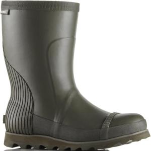 Womens Sorel Joan Rain Short Rain Boots Rubber Snow Winter Wellingtons(Nori  Zest)