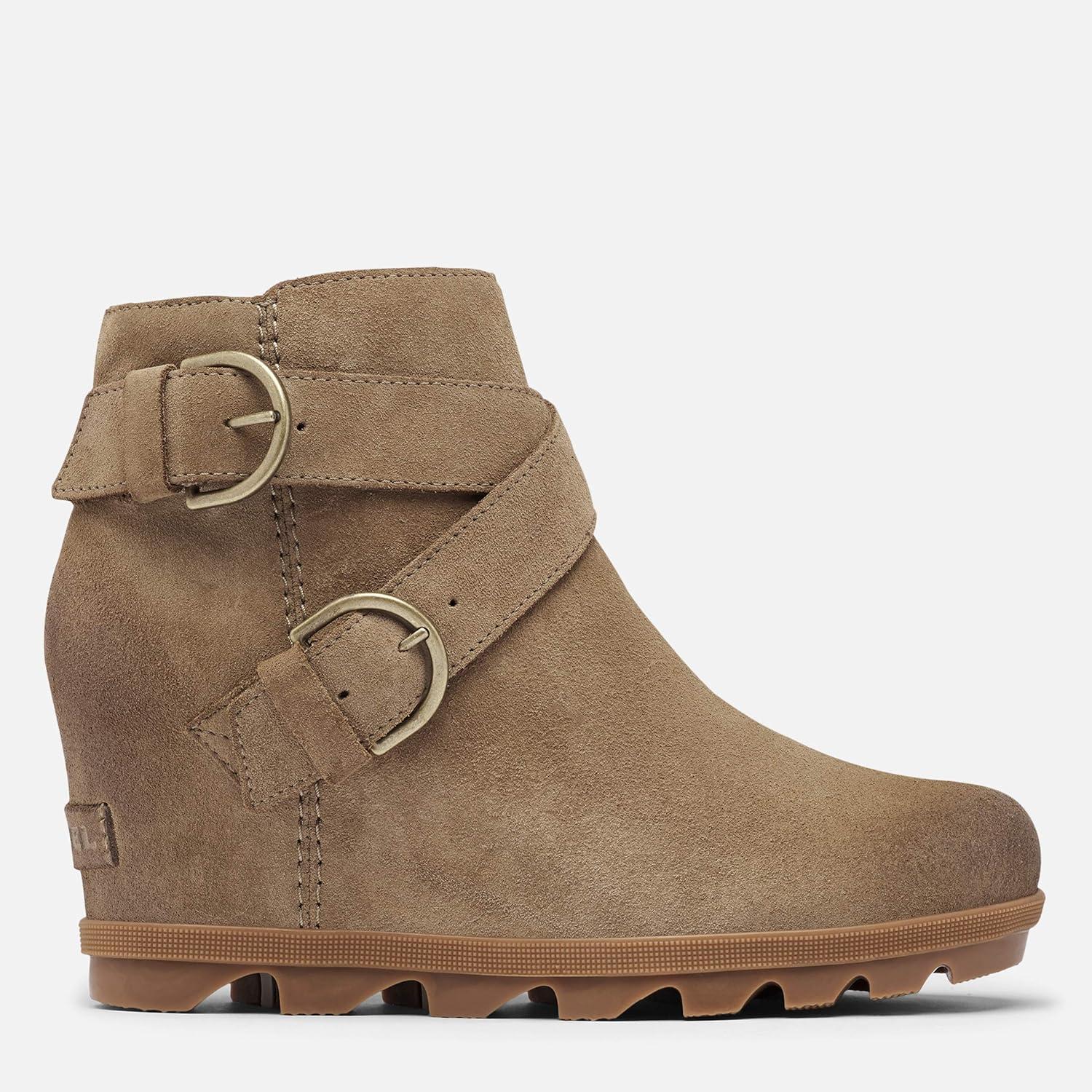 imageSorel Womens Joan of Arctic Wedge II Buckle Boot Light Rain WaterproofKhaki Ii
