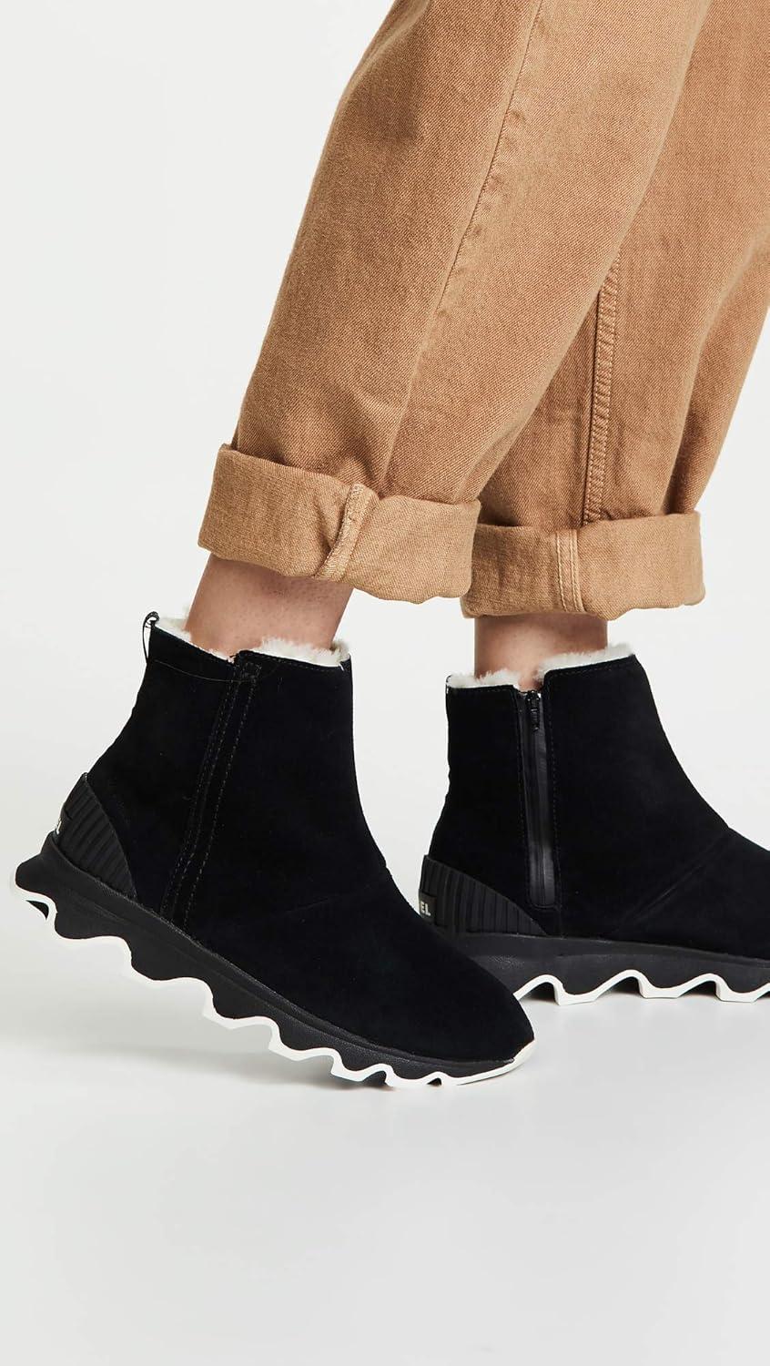 imageSorel Womens Kinetic Impact Waterproof Short BootBlack Sea Salt