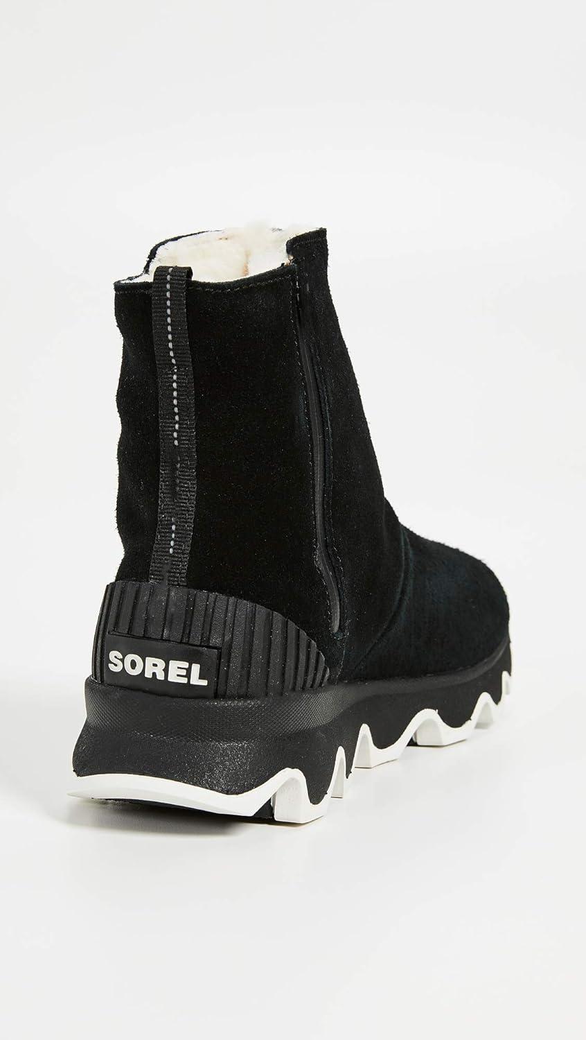 imageSorel Womens Kinetic Impact Waterproof Short BootBlack Sea Salt