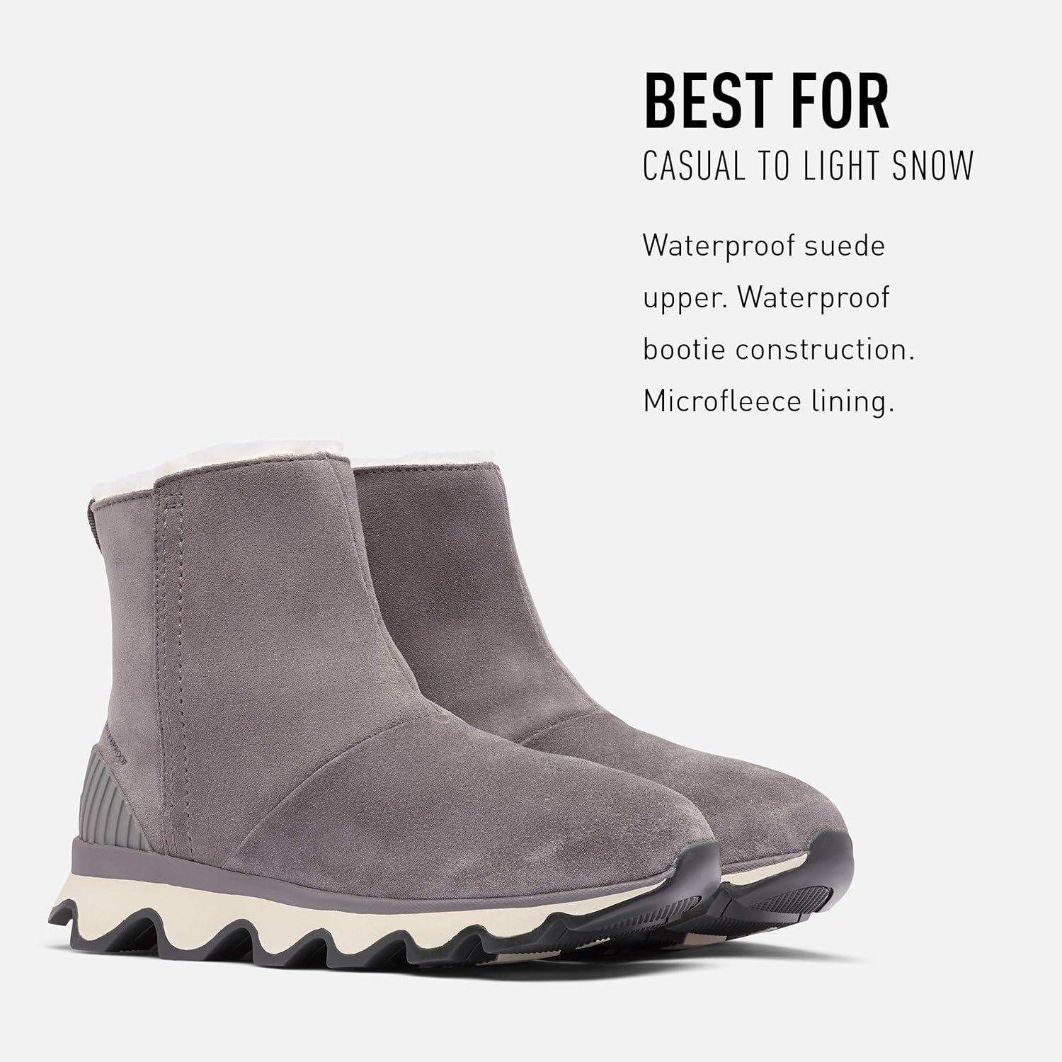 imageSorel Womens Kinetic Impact Waterproof Short BootQuarry