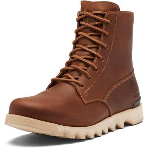 Sorel Men’s Kezar Tall WP Boot — Waterproof Leather Rain Boots(Velvet Tan  Buffalo)