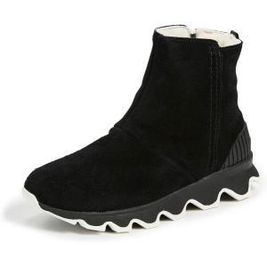 Sorel Women’s Kinetic Impact Waterproof Short Boot(Black/Sea Salt)