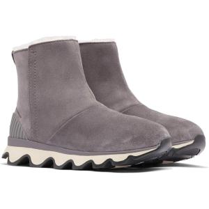 Sorel Women’s Kinetic Impact Waterproof Short Boot(Grey Quarry Black)