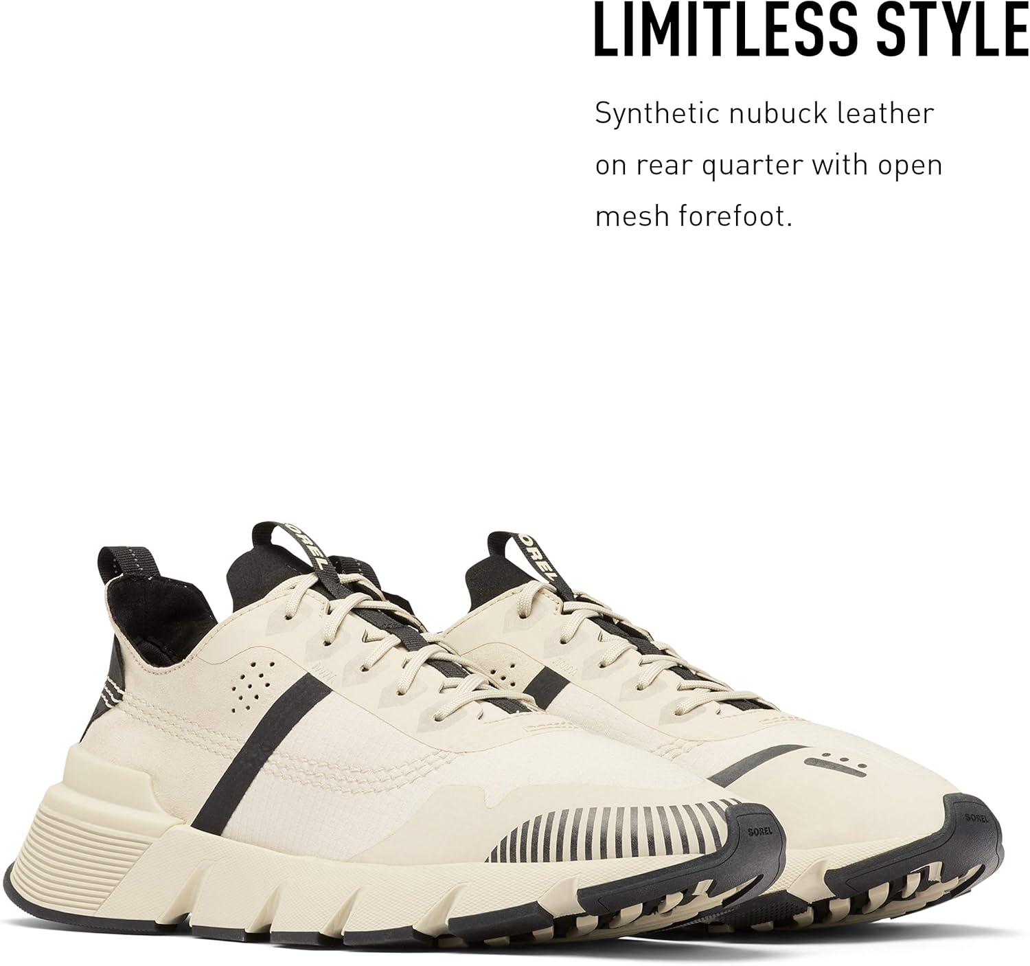 imageSorel Mens Kinetic Rush Ripstop ShoesFawn Black