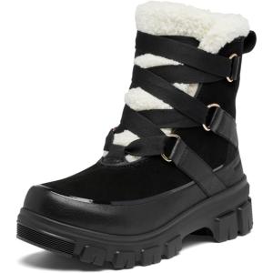 SOREL Women’s Tivoli V Resort Waterproof Boot(Black/Chalk)