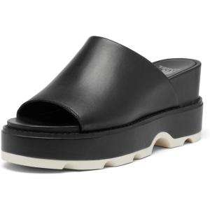 Sorel Women’s Joanie IV Slide Wedge Sandals(Black  Sea Salt)