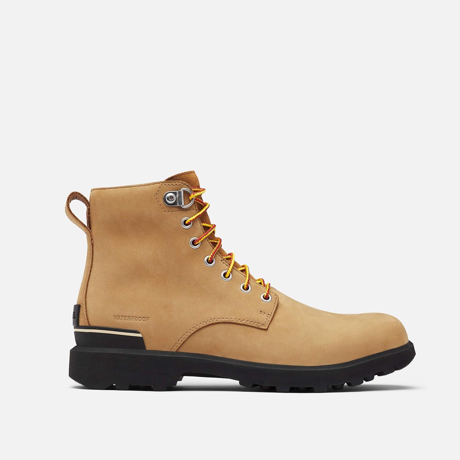 imageMens Sorel Caribou Six Eng Waterproof Winter Walking Snow Ankle BootsBuff