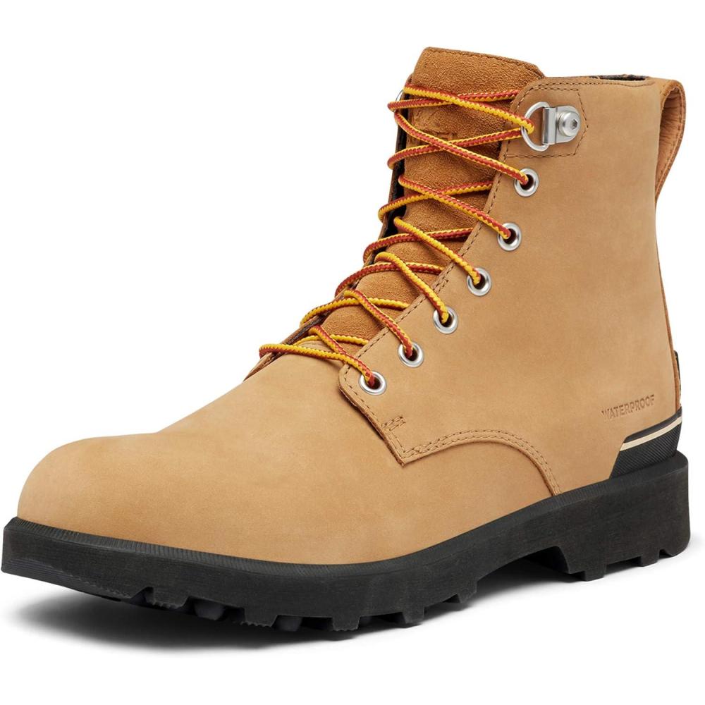 imageMens Sorel Caribou Six Eng Waterproof Winter Walking Snow Ankle BootsBuff