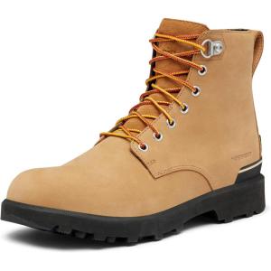 Mens Sorel Caribou Six Eng Waterproof Winter Walking Snow Ankle Boots(Buff)