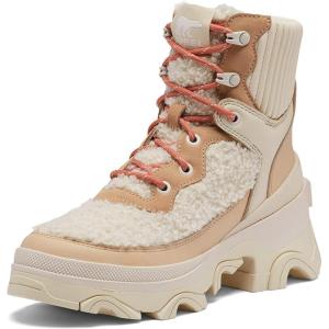 Sorel Women’s Brex Cozy Lace Waterproof Boot(Nova Sand  Sea Salt)