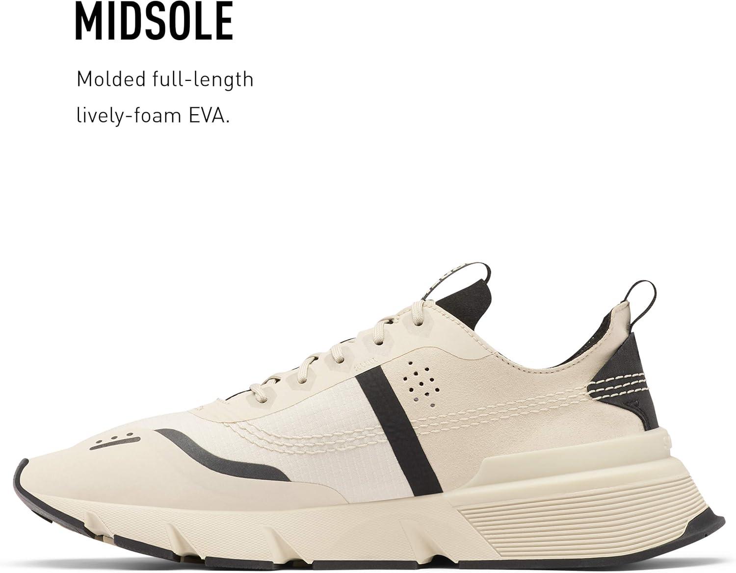 imageSorel Mens Kinetic Rush Ripstop SneakerFawn Black