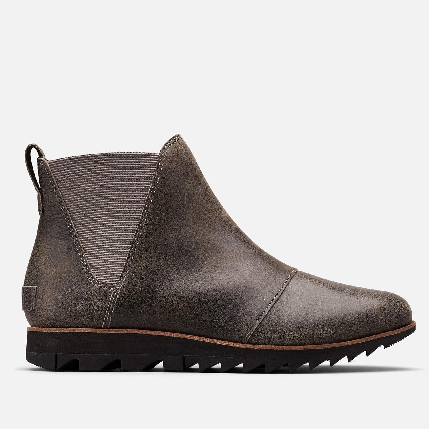 imageSorel Womens Harlow Chelsea Rain Boot Waterproof Leather Ankle BootiesAlwaysquarry