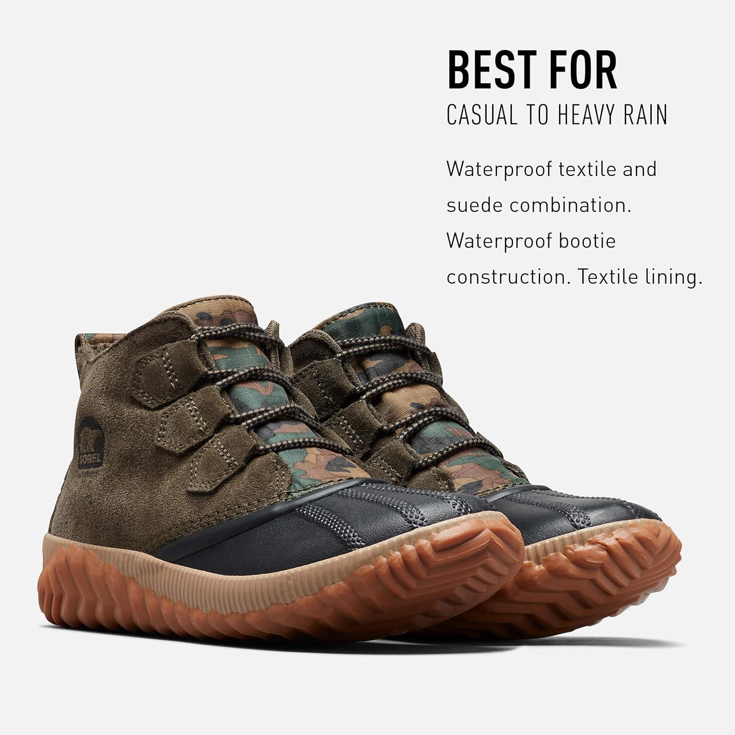 imageSorel Womens Out N About Plus Light Rain and Heavy Rain Waterproof Alpine Tundra Size 6