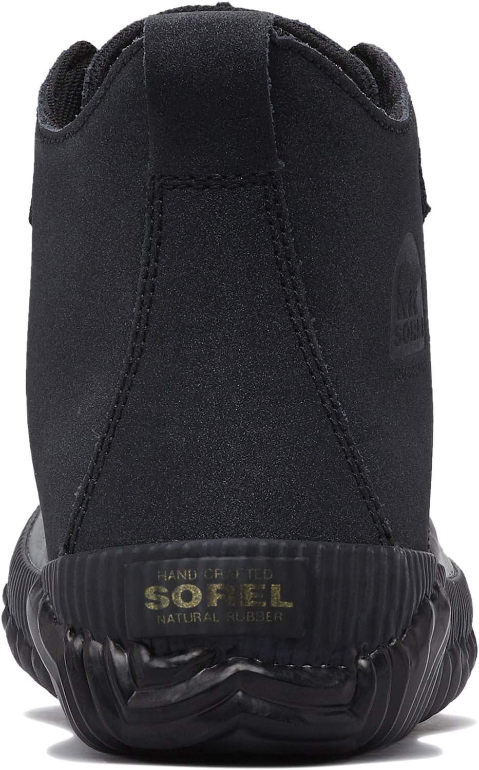 imageSorel Womens Out N About Plus BootsBlack Leather Metallic Shell Combination