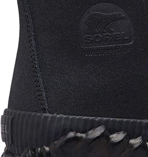 imageSorel Womens Out N About Plus BootsBlack Leather Metallic Shell Combination