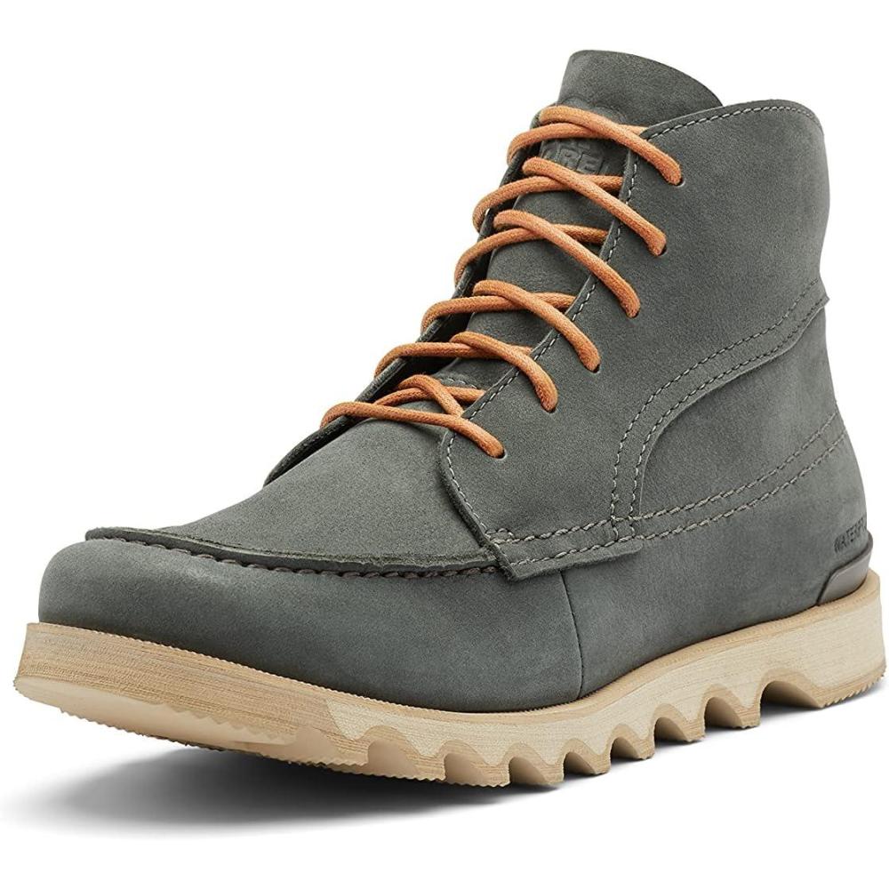 imageMens Sorel Kezar Moc Waterproof Nature Bear Winter Walking Ankle BootsCoal  Brown Flora