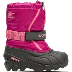 SOREL Children’s Flurry Boot – Deep Blush, Tropic Pink – 11