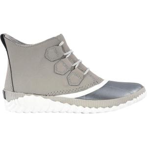 Sorel Women’s Out ‘N About Plus Boots(Chrome Grey Leather Metallic Shell Combination)