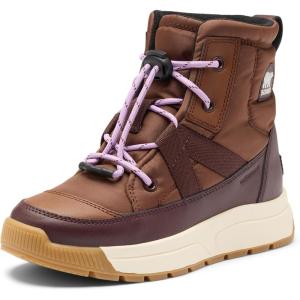 Sorel unisex-child Whitney III Mid Waterproof(Dark Auburn/Red Lodge)