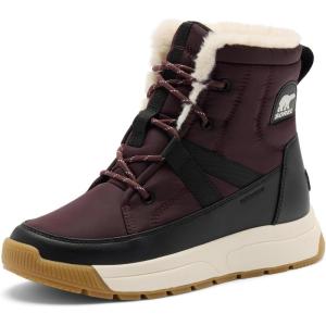 Sorel womens Whitney III Mid Waterproof(Red Lodge/Black)