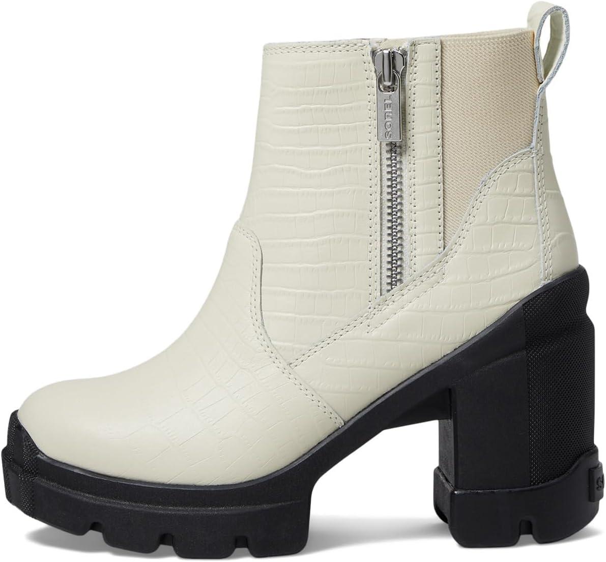 imageSorel Womens Caribou X Heel Chelsea PlatformChalkBlack