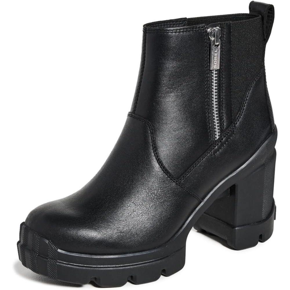 imageSorel Womens Caribou X Heel Chelsea PlatformBlackBlack