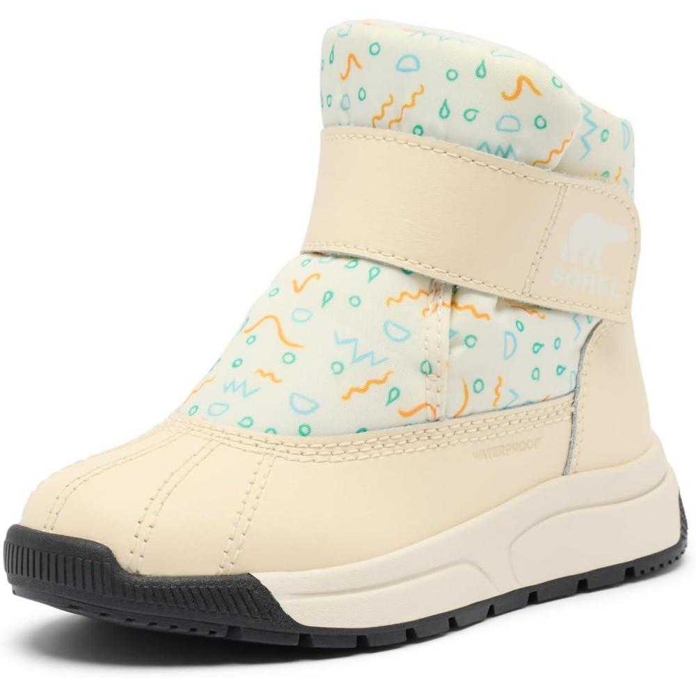 imageSorel unisexchild Whitney III Strap Mid WaterproofSnowHoney White